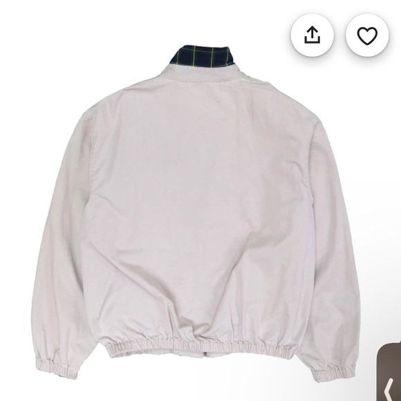 Vintage Polo Ralph Lauren Harrington Light Jacket Size XL Beige - Picture 7 of 10